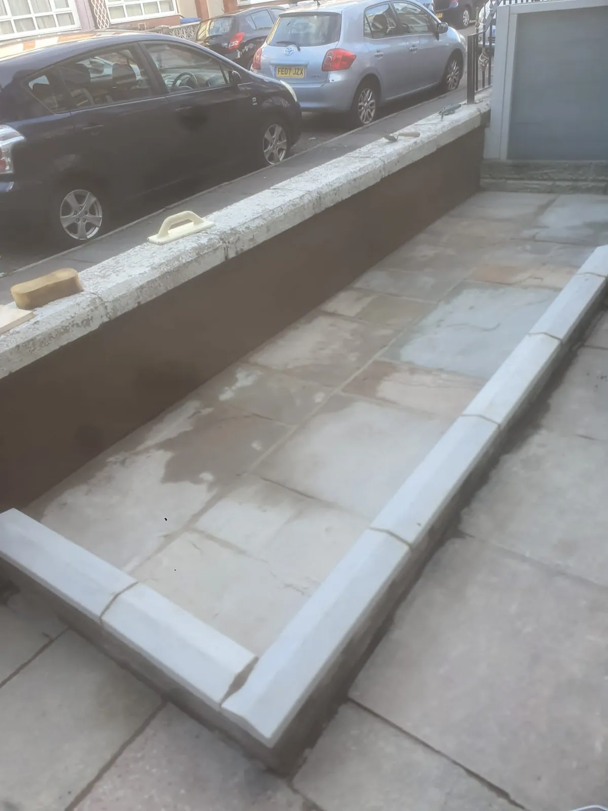 Wall rendering — first project photograph